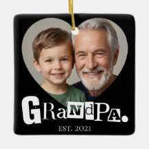 Grandpa Established Photo Gift For Grandfather