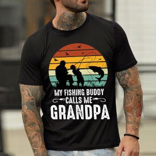 Grandpa Fishing Buddy Shirt, Hoodie, Fishing Gift  T-Shirt