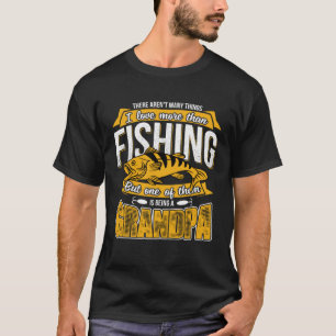 Grandpa Fishing Outdoor Fisherman Pride Father Day T-Shirt