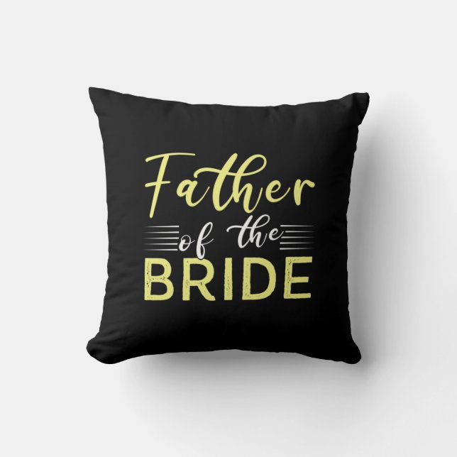 Grandpa Gift | Father Of The Bride Cushion (Front)