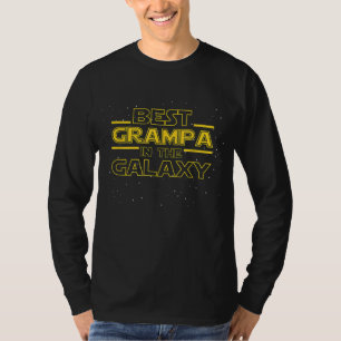 Grandpa Grampa Gift Best Grampa in the Galaxy T-Shirt
