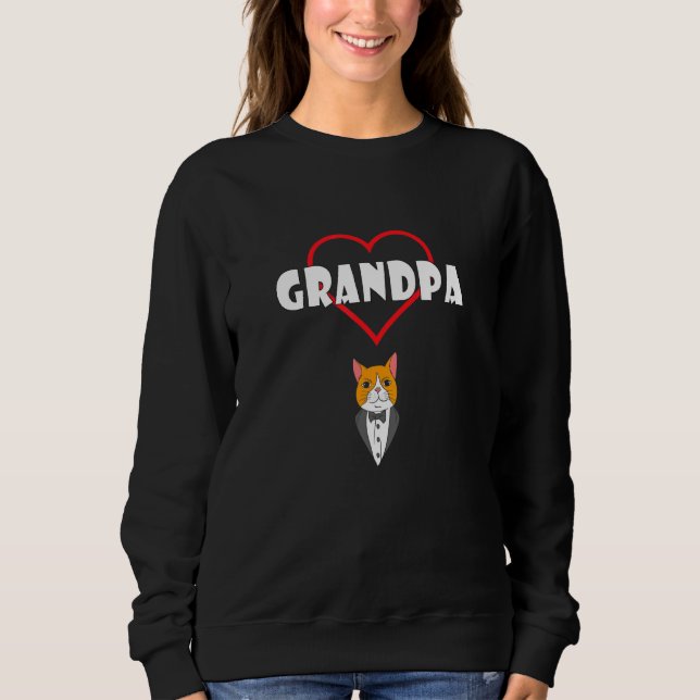Grandpa Gramps Love Retired Senior Retirement Gran Sweatshirt (Front)