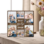 Grandpa Grandchildren Wood Photo Collage Plaque<br><div class="desc">Celebrate the special bond between Papa and his grandchildren with our "Papa Grandfather Grandchildren Photo Collage" plaque. This personalised plaque beautifully showcases a collection of cherished photos, capturing precious moments and memories shared between Papa and his beloved grandchildren. The heartfelt title "Papa" prominently displayed adds a touch of warmth and...</div>