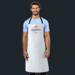Grandpa Grandfather Birthday Personalised Gift  Apron<br><div class="desc">You can customise it with your photo,  logo or with your text.  You can place them as you like on the customisation page. Modern,  unique,  simple,  or personal,  it's your choice.</div>
