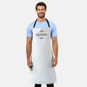 Grandpa Grandfather Birthday Personalised Gift Apron