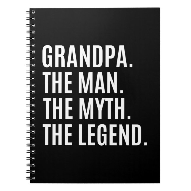 Grandpa/Grandfather Gift Notebook (Front)