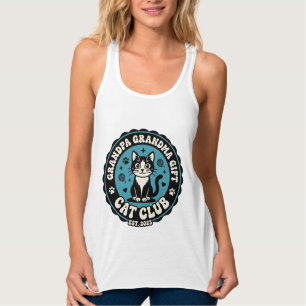Grandpa Grandma Cat Gift Pet Lover Shirt Art - Gra