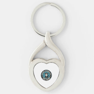 Grandpa Grandma Cat Gift Pet Lover Shirt Art - Gra Key Ring