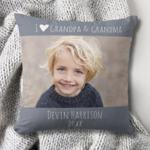 Grandpa Grandma I Love You Minimal Photo