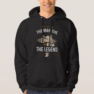 Grandpa Grandpa The Man The Myth The Legend  Motor Hoodie