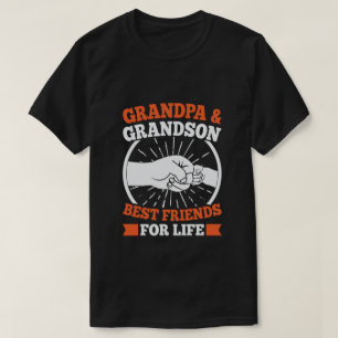 Grandpa Grandson best friends Baby T-Shirt