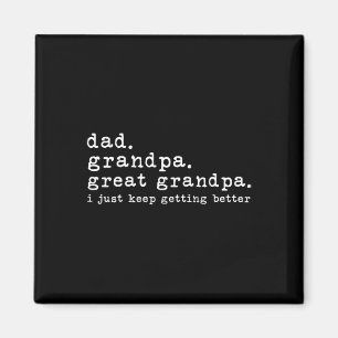 Grandpa Great Grandpa Funny Fathers Day Great Gran Magnet