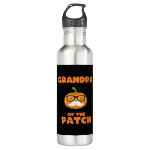 grandpa-halloween pumpkin patch 710 ml water bottle