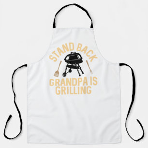 Grandpa is grilling apron