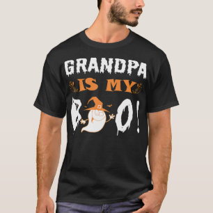 Grandpa Is My Boo Happy Halloween art fitness shir T-Shirt