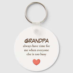 Grandpa Is Not to Busy keychains