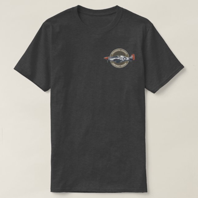 Grandpa John's Aircraft Repair 2.5 T-Shirt (Design Front)