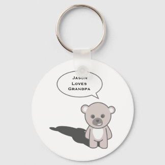 Grandpa Keychain1(Personalize) Key Ring