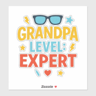 grandpa level expert (cartoon style) 