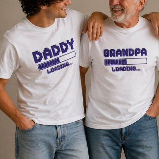 Grandpa Loading Pregnancy Reveal Shirt