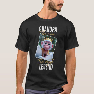 Grandpa man myth legend Father's Day T-Shirt