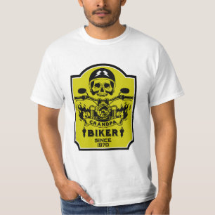 Grandpa Motorbike Rider T-Shirt