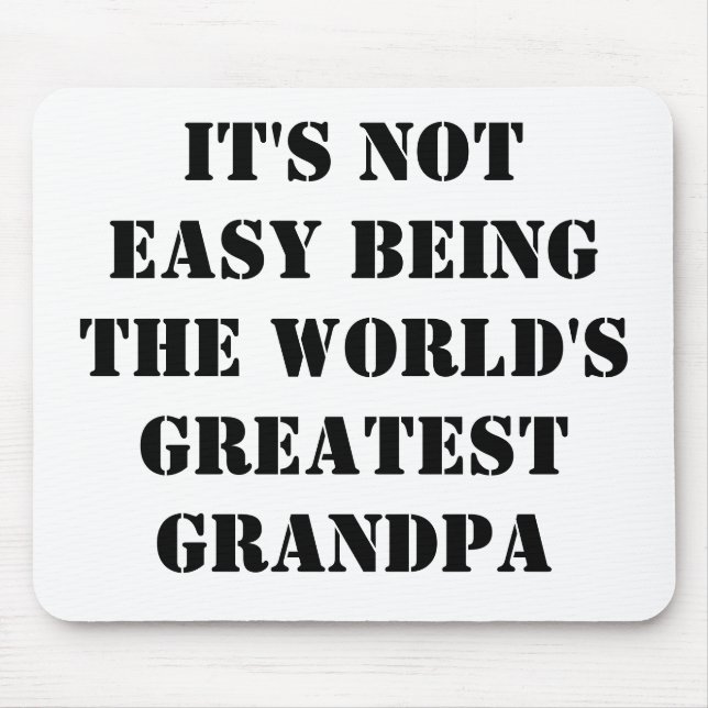 Grandpa Mouse Pad (Front)