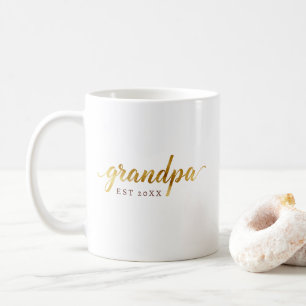 Grandpa Mug Personalized “EST” Baby Announcement