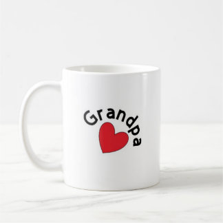 Grandpa Mug with Red Heart