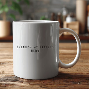 GRANDPA My Favourite Hero Coffee Mug