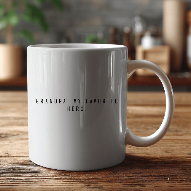 GRANDPA My Favourite Hero  Coffee Mug (Creator Uploaded)