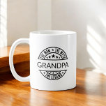 Grandpa Name The Man The Myth The Legend Coffee Mug<br><div class="desc">Celebrate the legend in your life with the 'The Man, The Myth, The Legend' coffee mug! Personalise it with their name for a unique and humourous gift that’s perfect for sipping morning coffee or tea. Crafted from durable ceramic, this mug features bold text and a sleek design, making it a...</div>