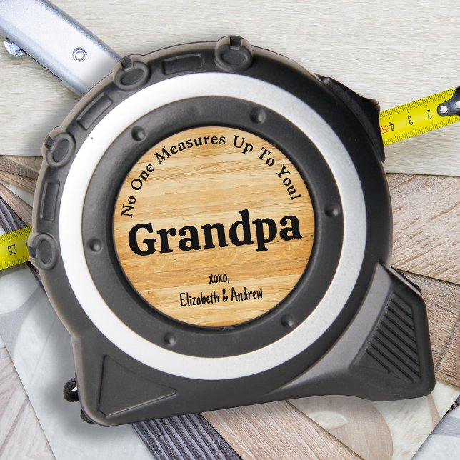 GRANDPA No One Measures Up You Personalised Wood 1 (Creator Uploaded)