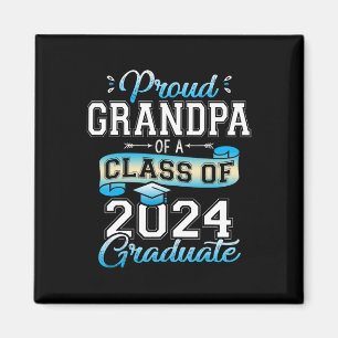 Grandpa Of A Cl Of 2024 Graduate Funny Senior 2024 Magnet