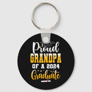 Grandpa Of A Cl Of 2024 Graduate Senior Grandpa Key Ring