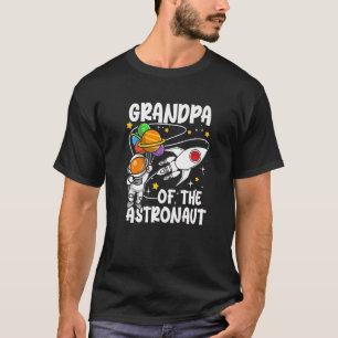 Grandpa Of The Astronaut Space Theme Birthday Part T-Shirt