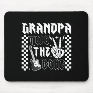 Grandpa Of The Bad Two The Bone Birthday 2 Years Mouse Pad