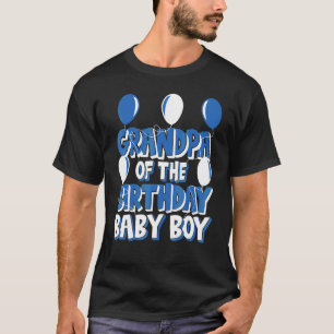 Grandpa Of The Birthday Baby Boy Toddler Party 1 T-Shirt