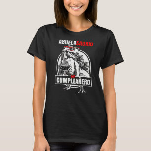 Grandpa of the birthday boy Grandpa rex Spanish T-Shirt