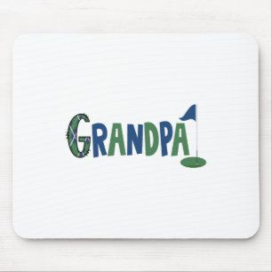 Grandpa Of The Birthday Boy Hole In One Golf Sport Mouse Pad