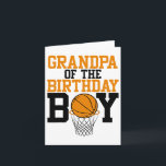 Grandpa Of The Birthday Boy Sketll Family Birthday Card<br><div class="desc">Grandpa Of The Birthday Boy Sketll Family Birthday</div>