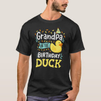 Grandpa Of The Birthday Duck Boy Rubber Duck Bday 