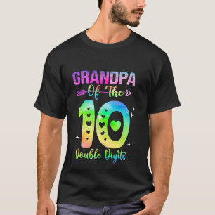 Grandpa of The Birthday Girl Double Digits 10th Bi T-Shirt
