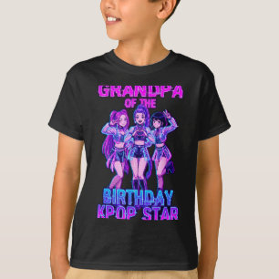 Grandpa of the Birthday Girl K-pop Star Korean Pop T-Shirt