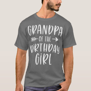 Grandpa of the Birthday Girl Papa & Granddaughter T-Shirt