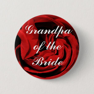 Grandpa Of The Bride 6 Cm Round Badge