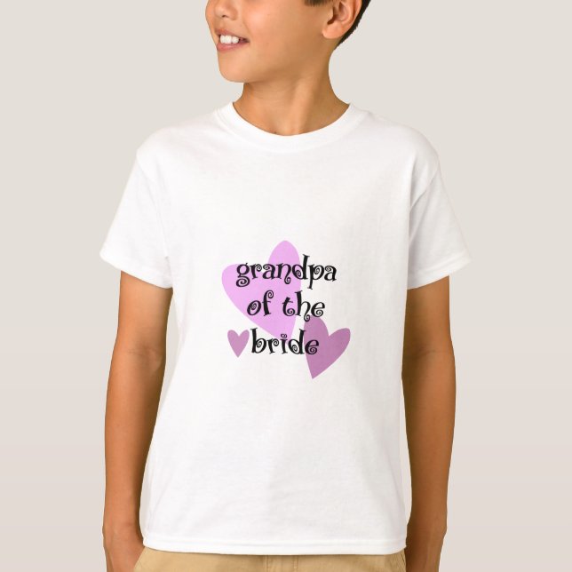 Grandpa of the Bride T-Shirt (Front)