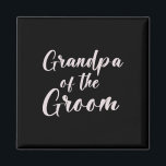 Grandpa Of The Groom Tee Wedding Team Of Groom Gra Magnet<br><div class="desc">Grandpa Of The Groom Tee Wedding Team Of Groom Grandfather</div>