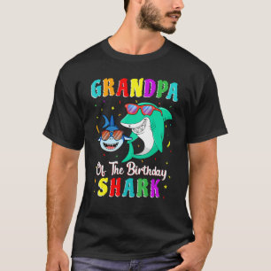 Grandpa Of The Shark Birthday Family Birthday Gran T-Shirt