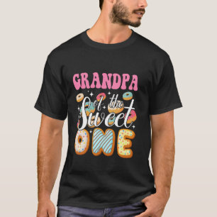 Grandpa Of The Sweet One First Birthday Doughnut P T-Shirt
